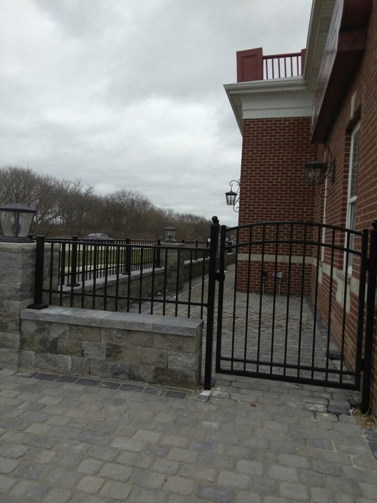 Custom Mounted Patio Railing