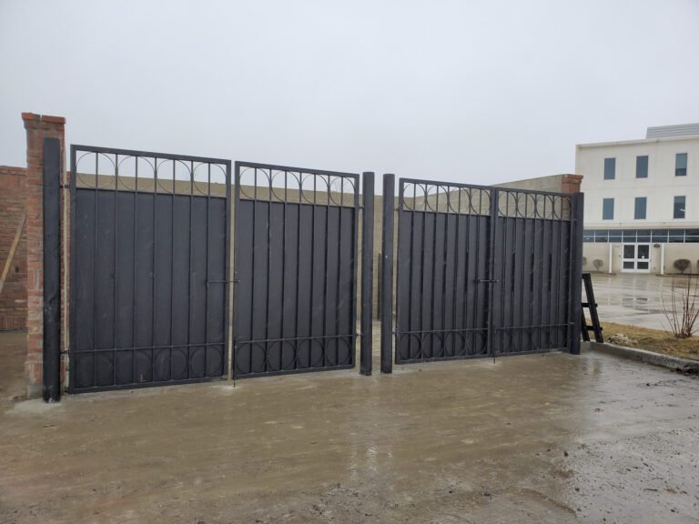 Custom Euro Steel Dumpster Gates