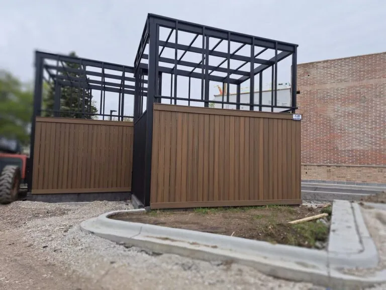 Trex Dumpster Enclosure