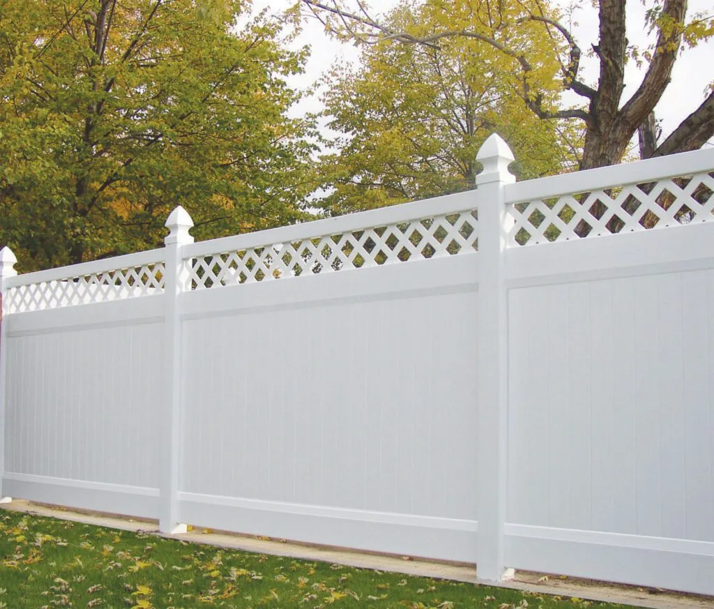 Lattice Vinyl Fencing- Fence Solutions Co.